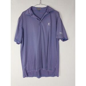 Peter Millar Summer Comfort Polo Shirt Mens M Gasparilla Striped Golf Performanc